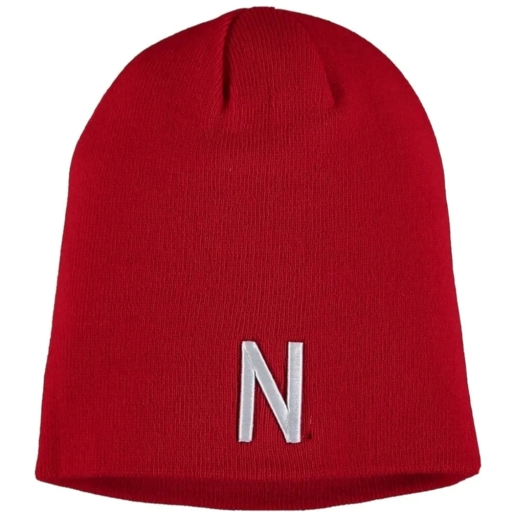 Nebraska Huskers NCAA Top of the World N Logo EZDOZIT Knit Beanie Scarlet NEW.